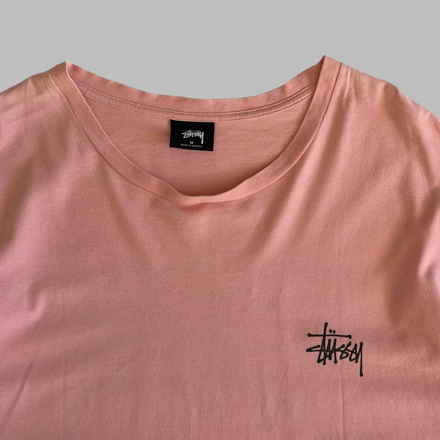 00s Stussy Spell Out T-Shirt - Medium