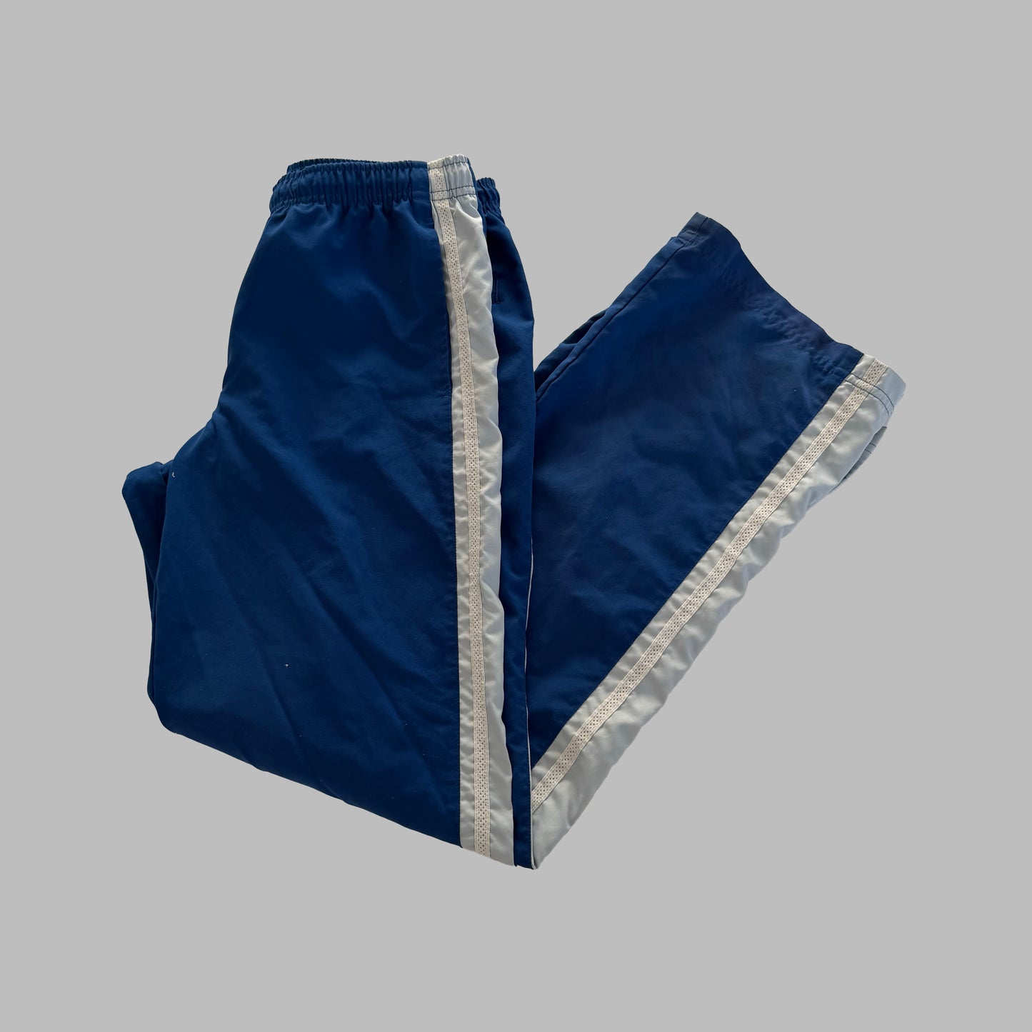 Y2K Nike Wide Leg Striped Track Pants - S