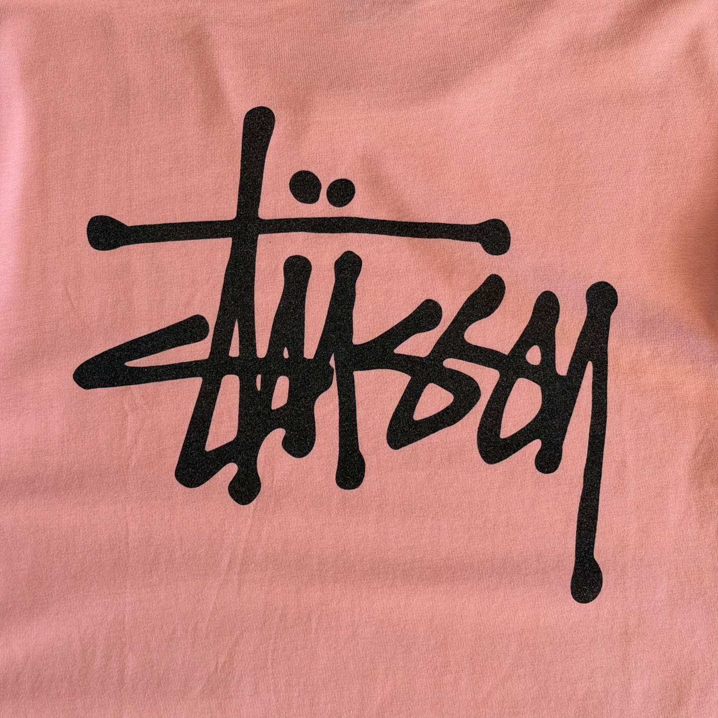 00s Stussy Spell Out T-Shirt - Medium