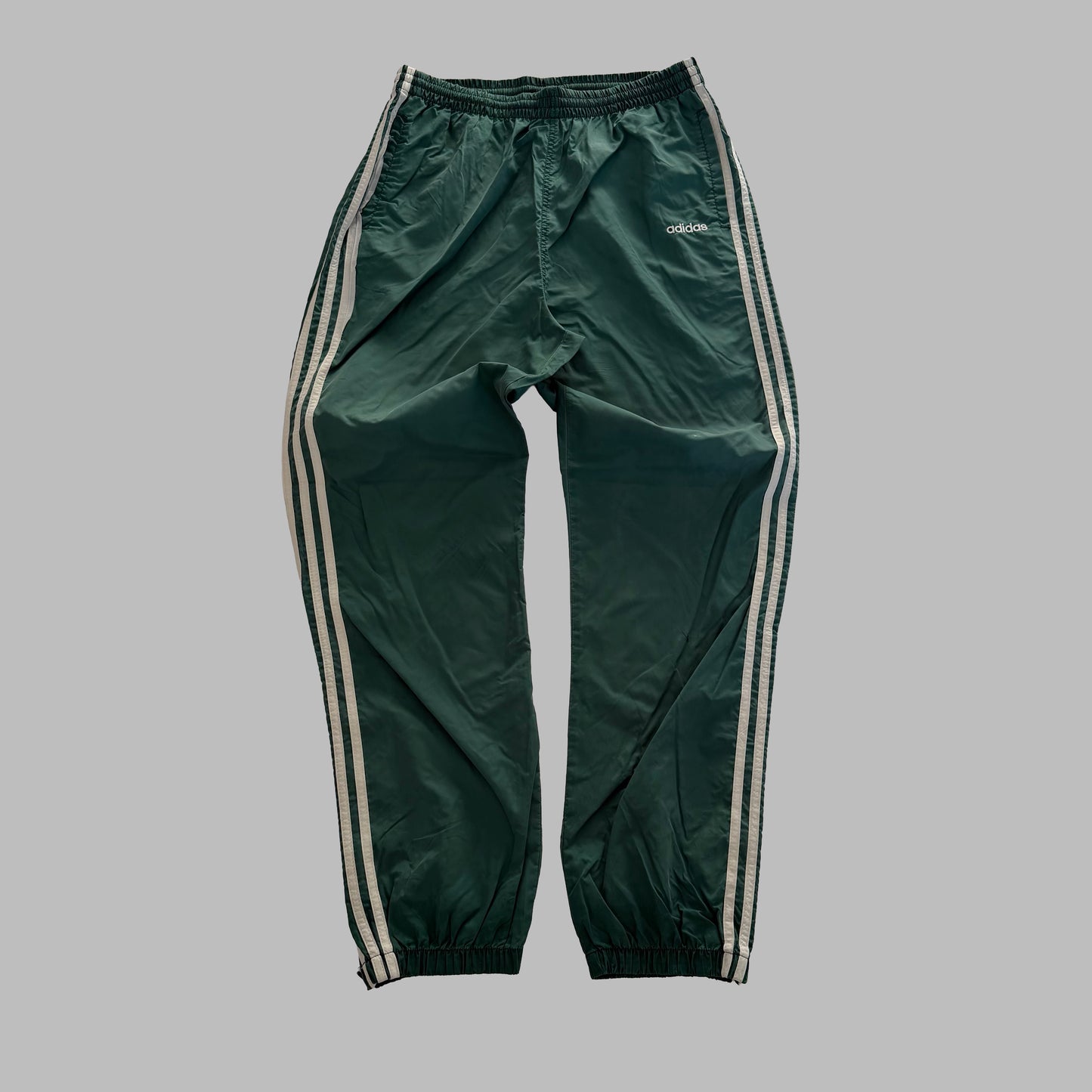 90s Adidas Lightweight Baggy Track Pants - M