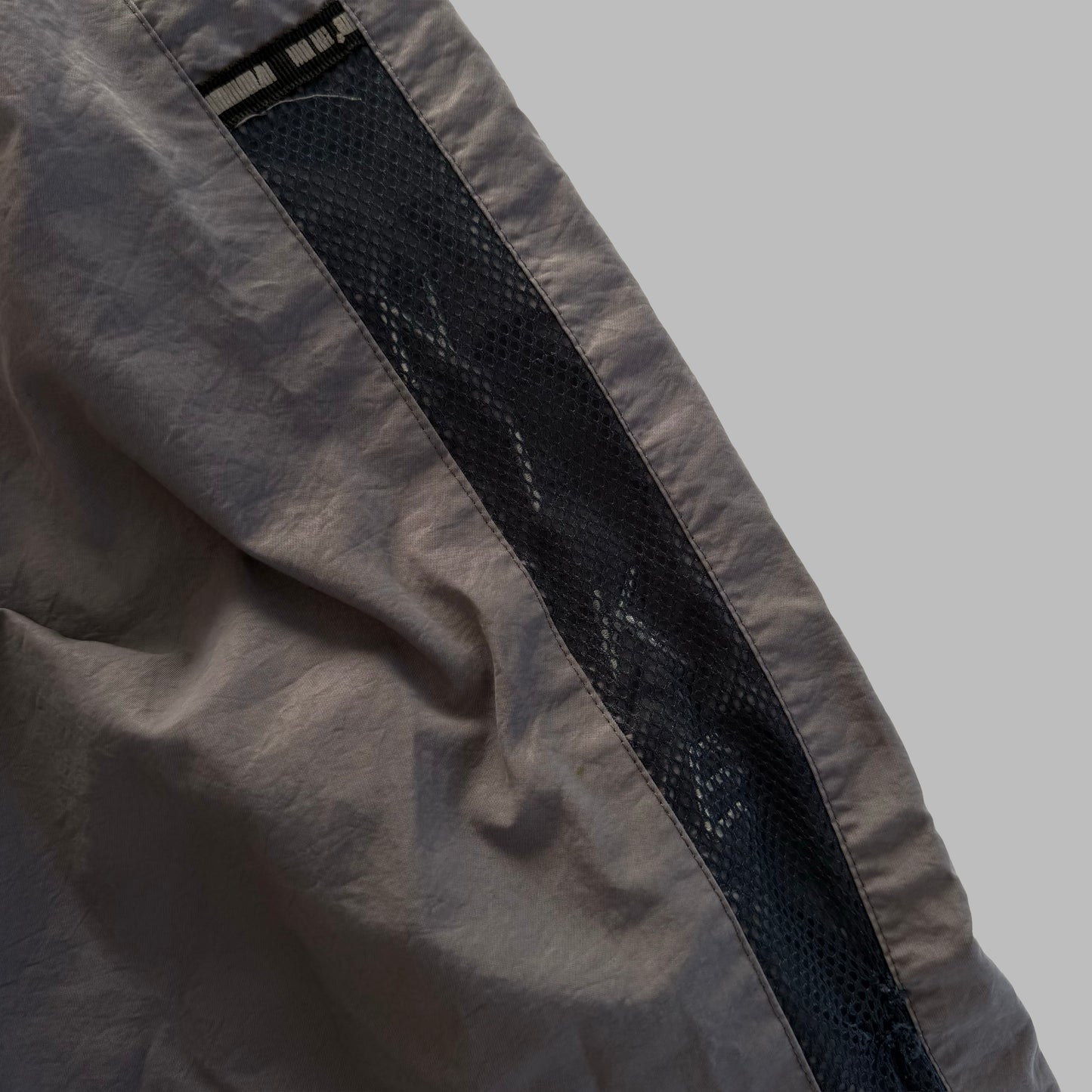 Y2K Nike Wide Leg Striped Track Pants - L