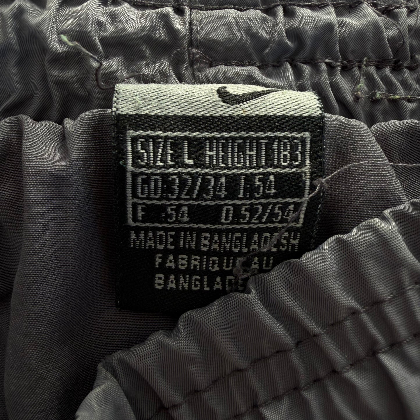 Y2K Nike Wide Leg Striped Track Pants - L