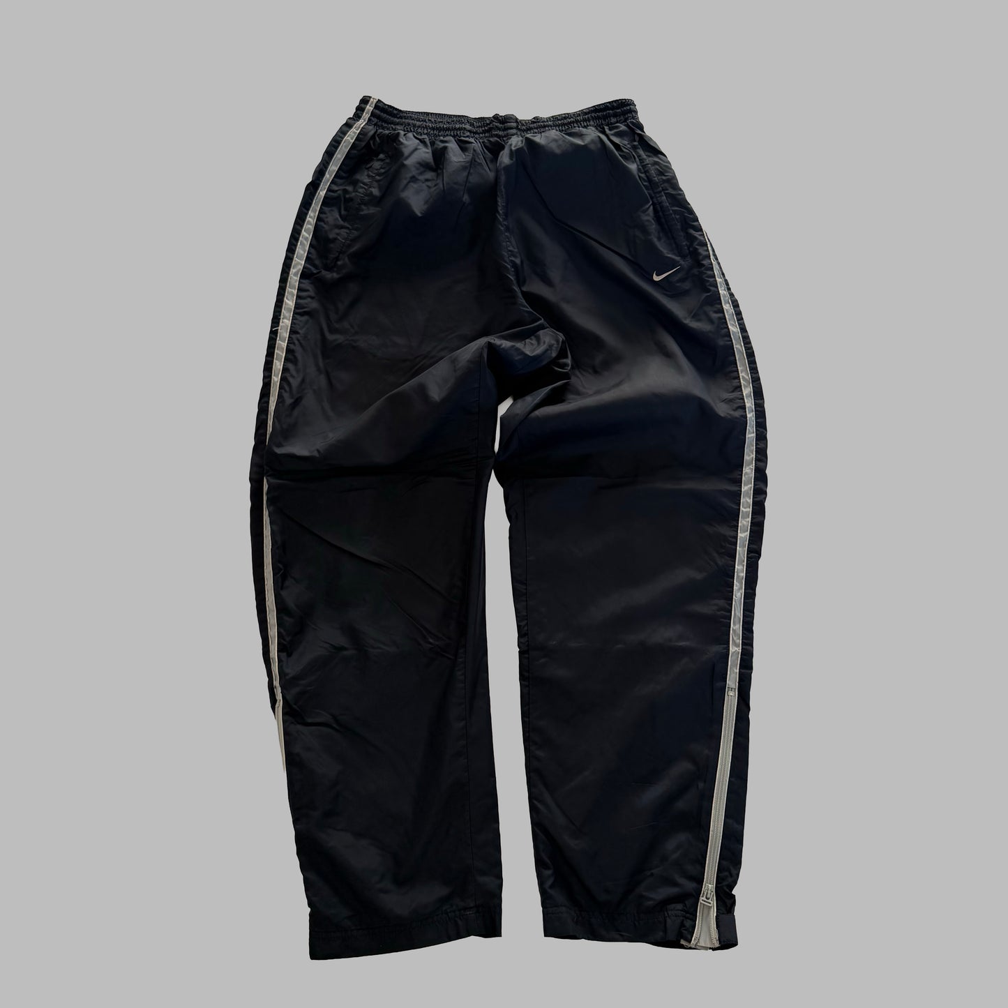 90s Nike Wide Leg Striped Track Pants - XL