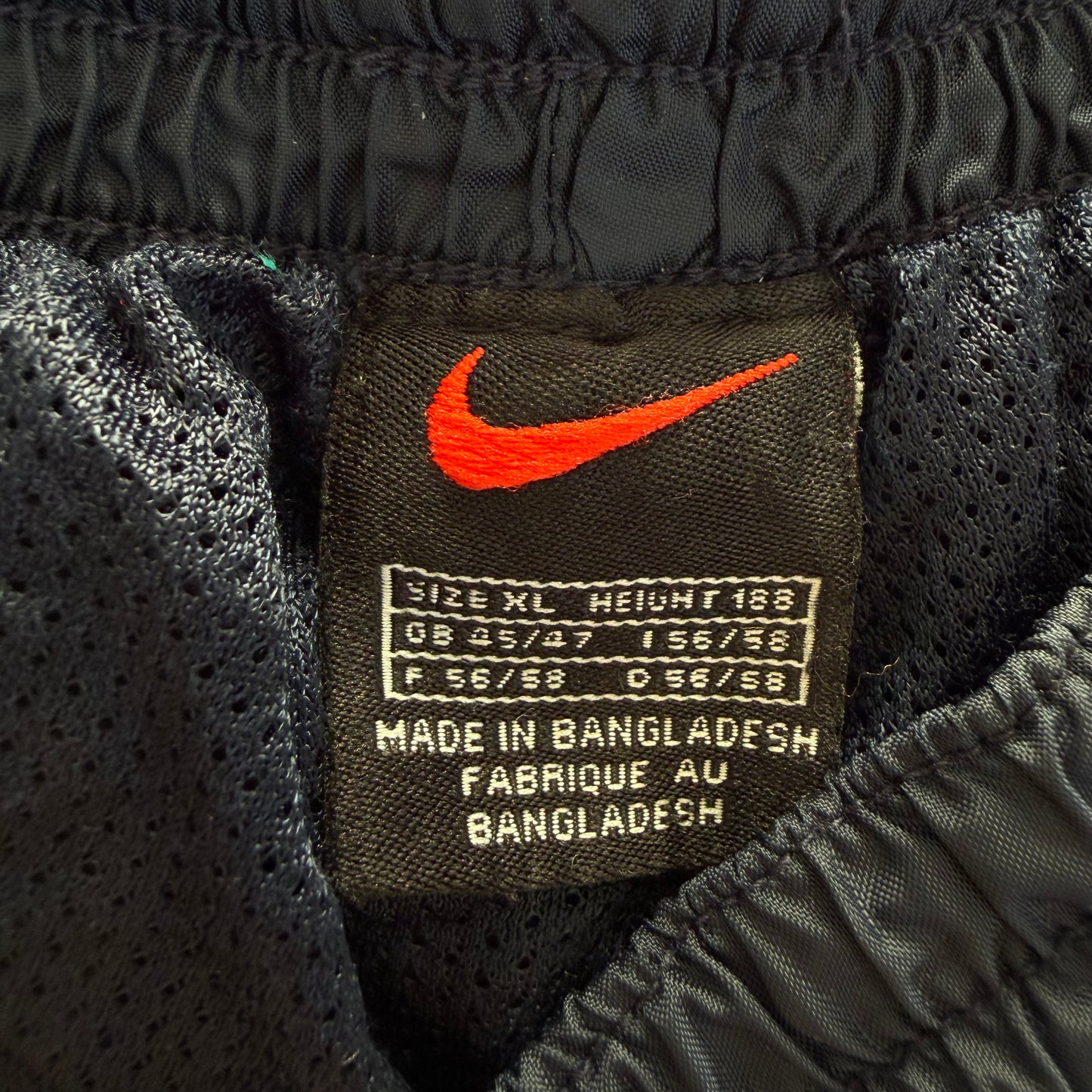 90s Nike Wide Leg Striped Track Pants - XL