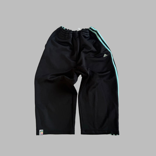 Y2K Adidas Three Stripe Activewear Capris - S