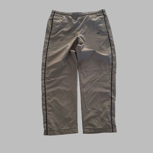 Y2K Nike Wide Leg Striped Track Pants - M