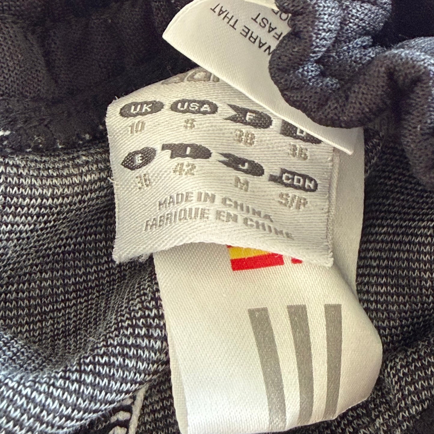 Y2K Adidas Three Stripe Activewear Capris - S