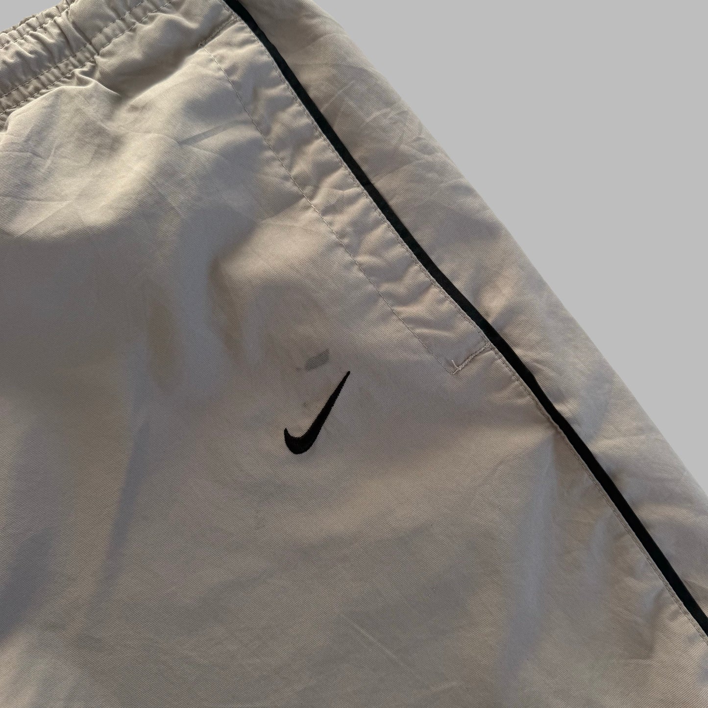 Y2K Nike Wide Leg Striped Track Pants - M