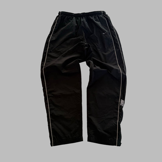 Y2K Nike Wide Leg Striped Track Pants - XL