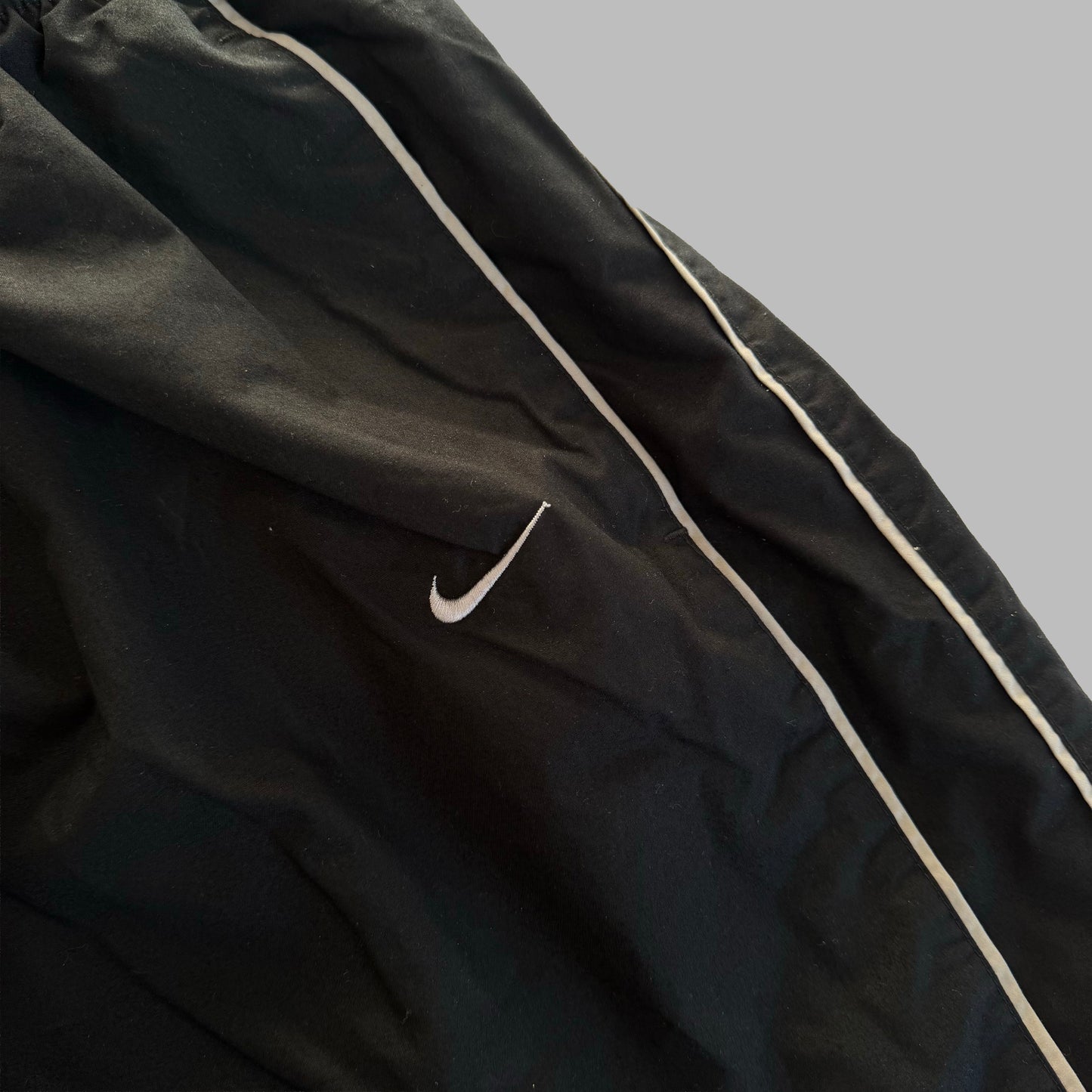 Y2K Nike Wide Leg Striped Track Pants - XL