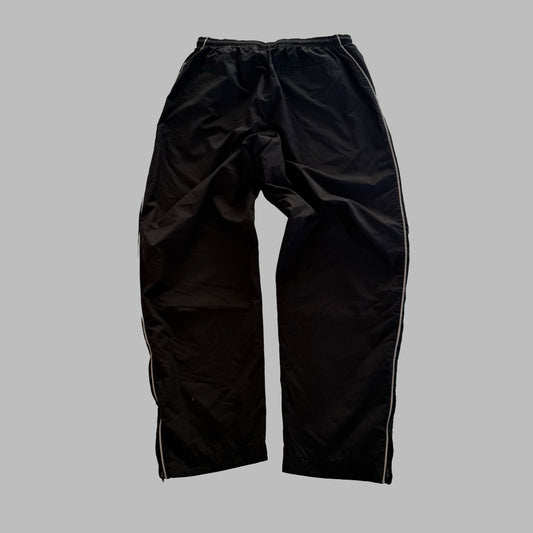 Y2K Nike Wide Leg Striped Track Pants - XL