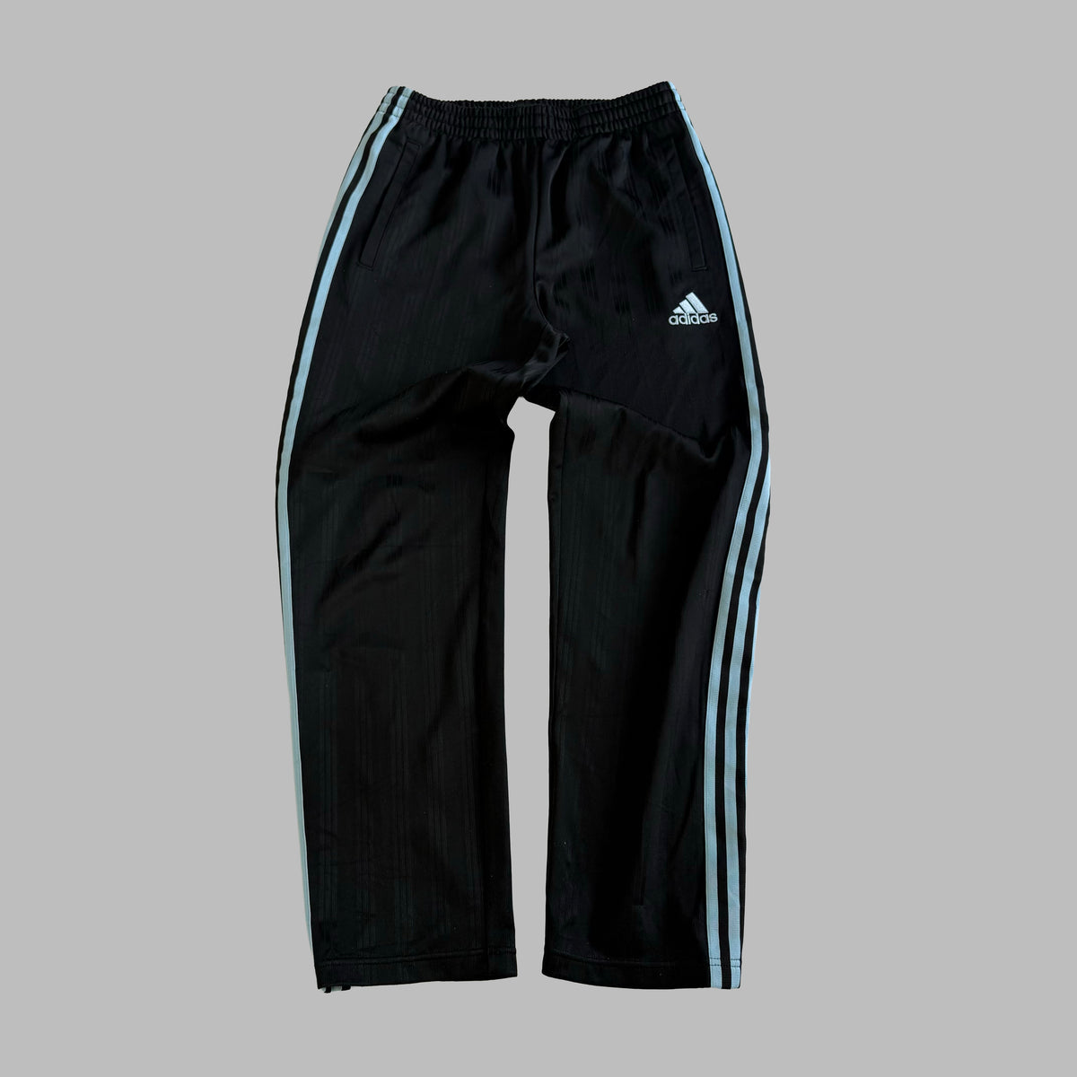 Y2K Adidas Three Stripe Active Track Pants - M