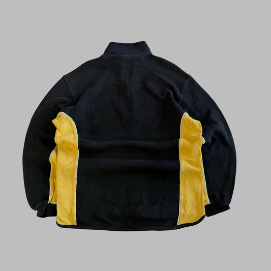 Y2K Puma Panelled Ribbed Quarter Zip - L/XL