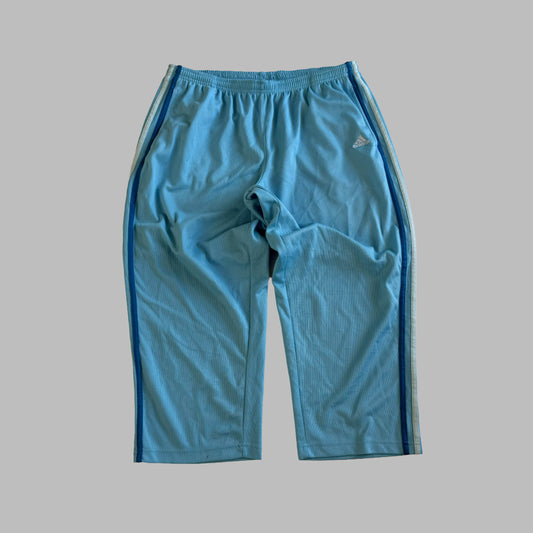 Y2K Adidas Three Stripe 3/4 Length Track Pants - L