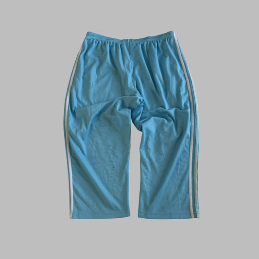 Y2K Adidas Three Stripe 3/4 Length Track Pants - L