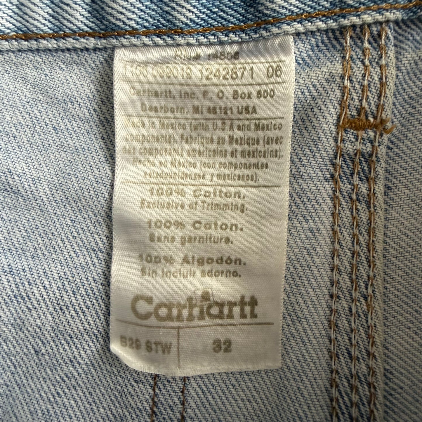 Carhartt Carpenter Shorts - 32"
