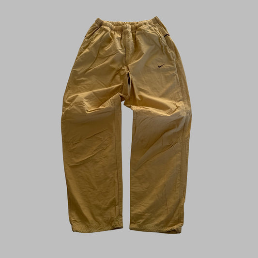 Y2K Nike Minimal Wide Leg Track Pants - L