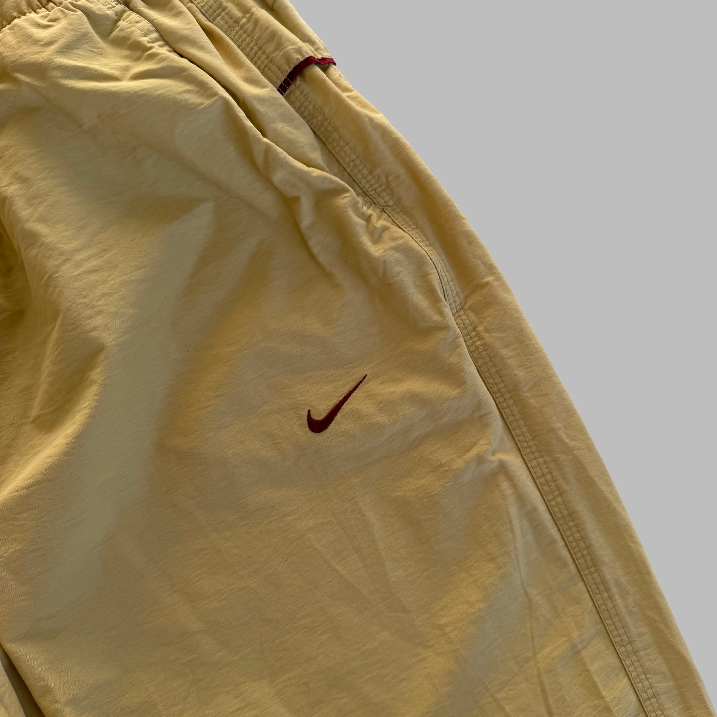 Y2K Nike Minimal Wide Leg Track Pants - L