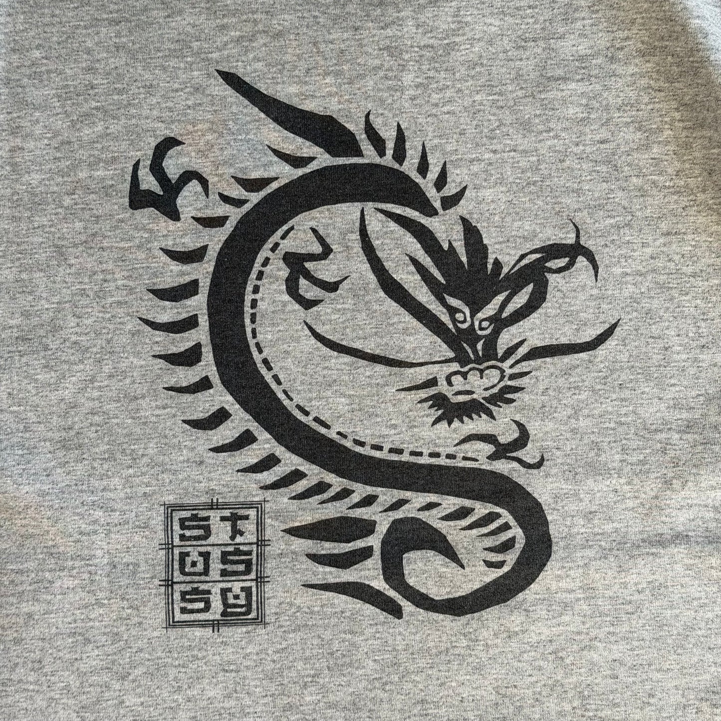 90s Stussy Dragon T-Shirt - Medium