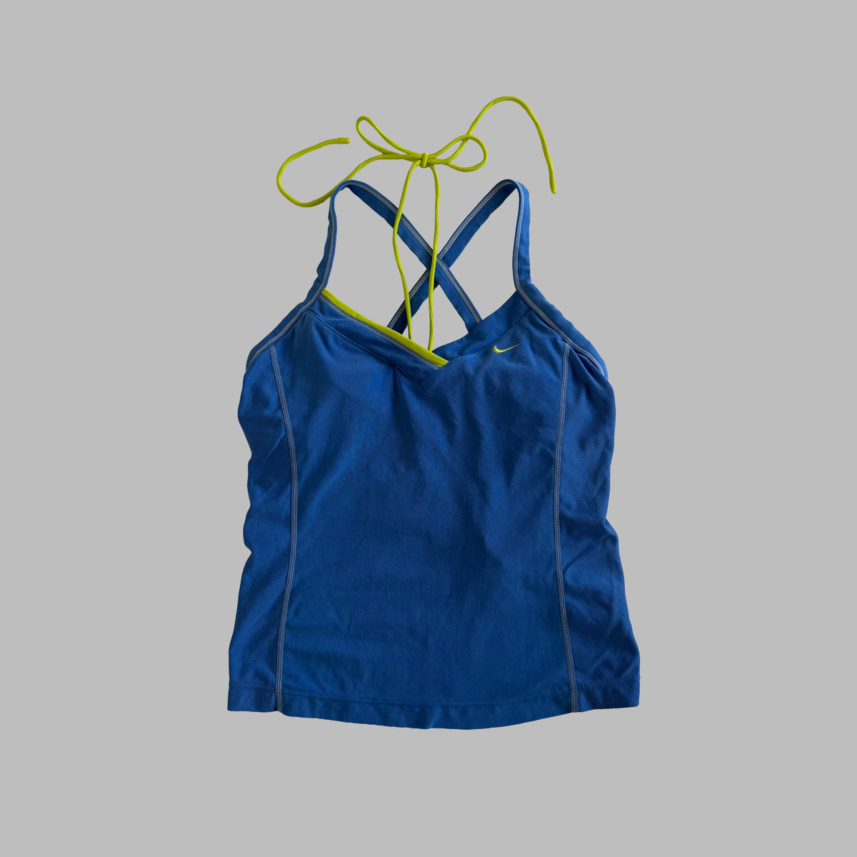 Y2K Nike Cross Back Activewear Top - S