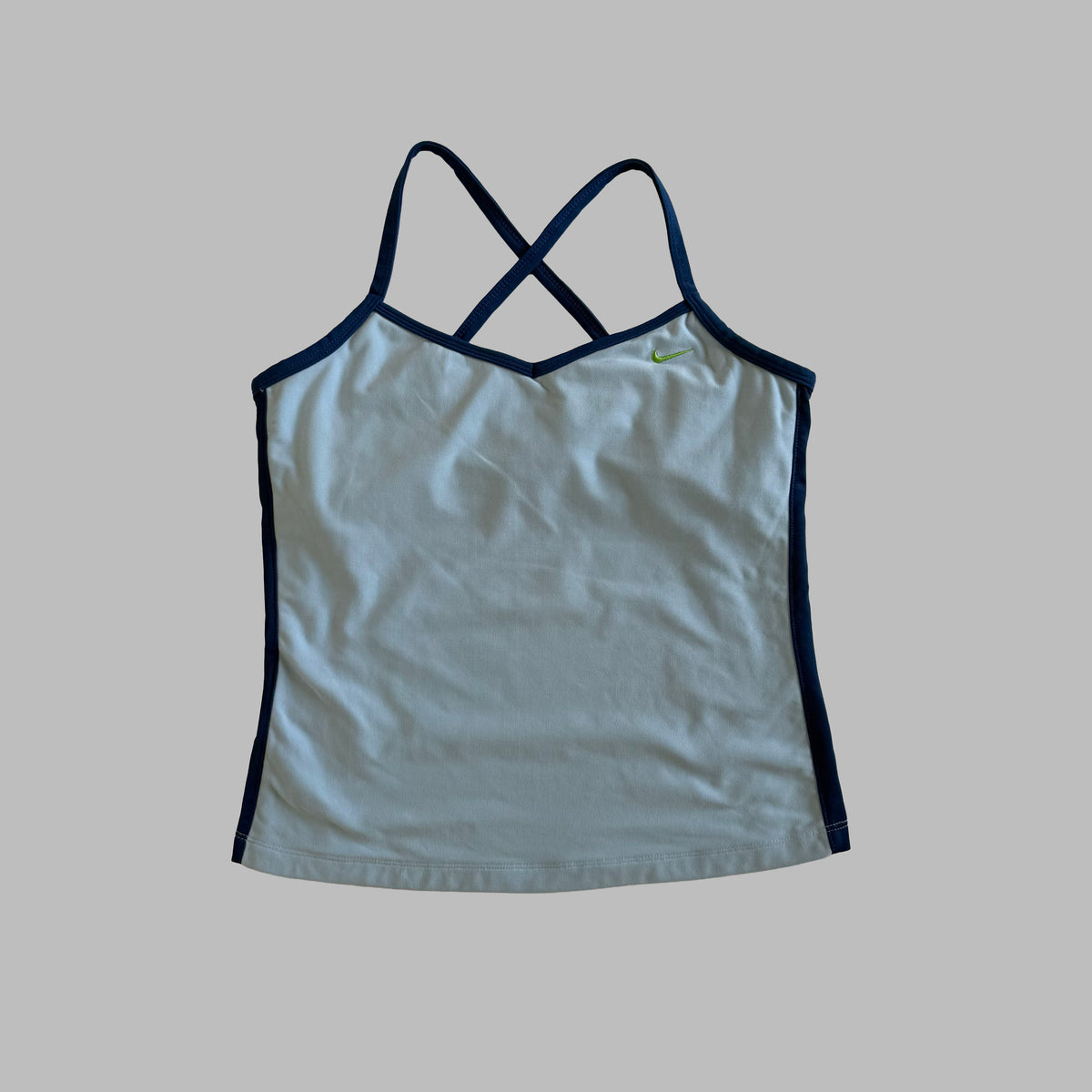 Y2K Nike Panelled Activewear Tank - M