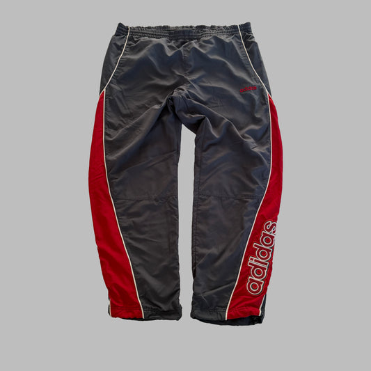 Y2K Adidas Spell Out Baggy Track Pants - XL