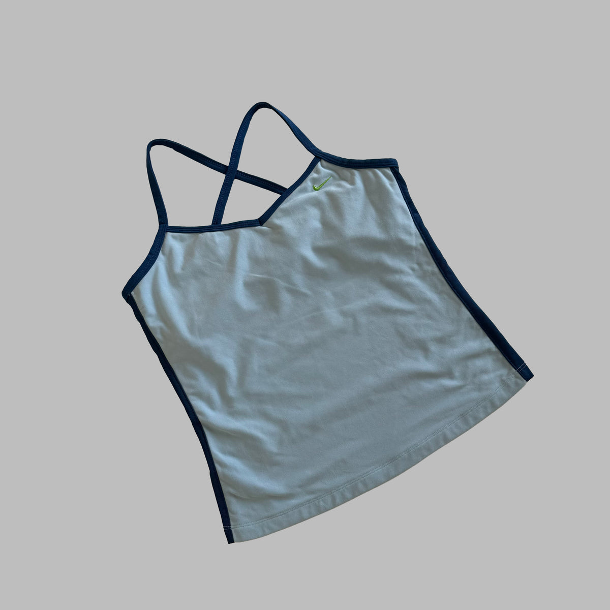 Y2K Nike Panelled Activewear Tank - M