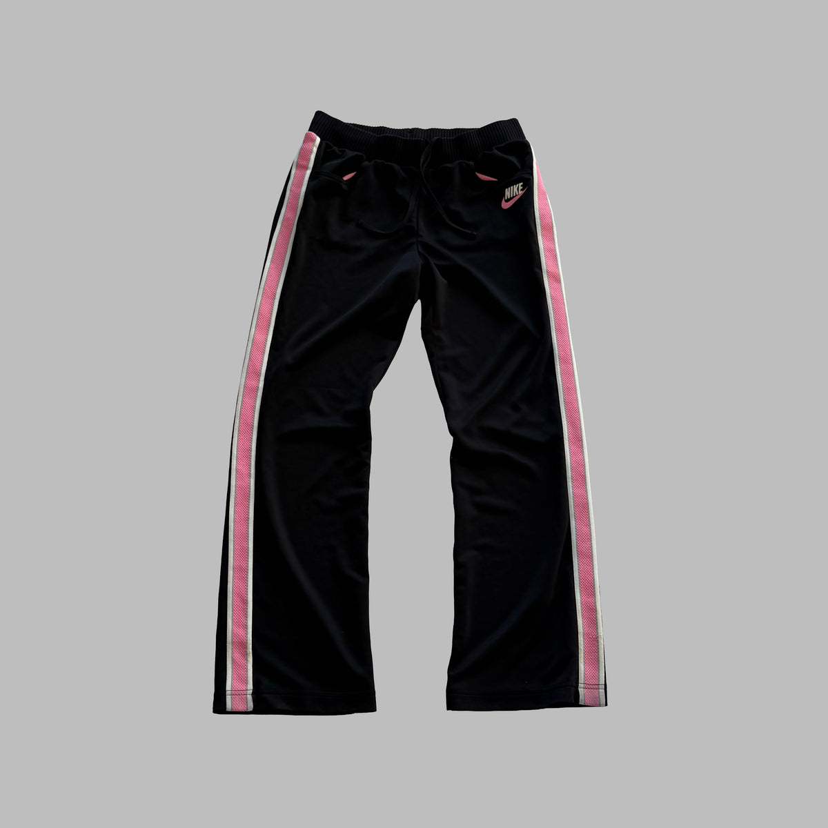 Y2K Nike Striped Active Track Pants - S