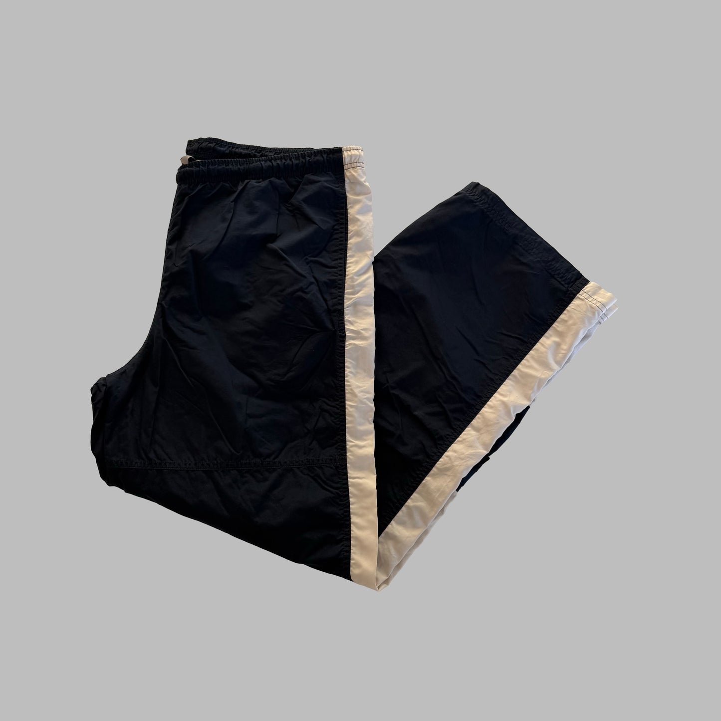 Y2K Nike Wide Leg Striped Pants - XL