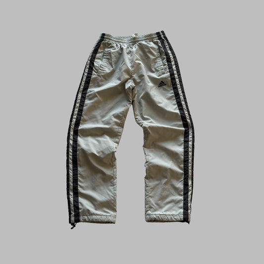 90s Adidas Three Stripe Heavyweight Track Pants - S