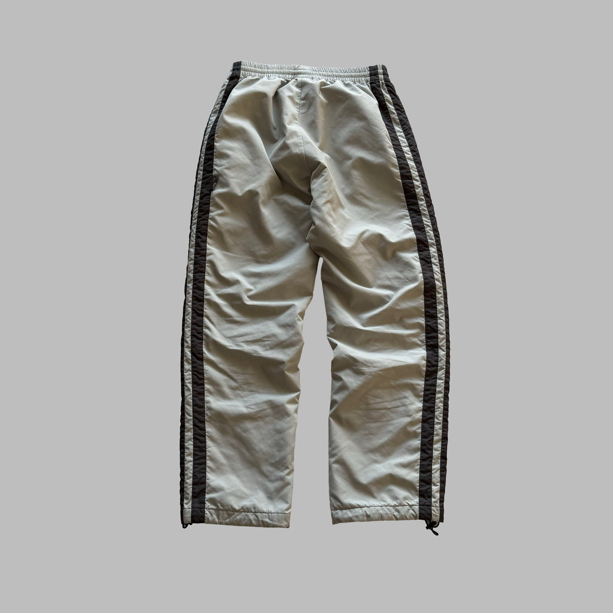 90s Adidas Three Stripe Heavyweight Track Pants - S