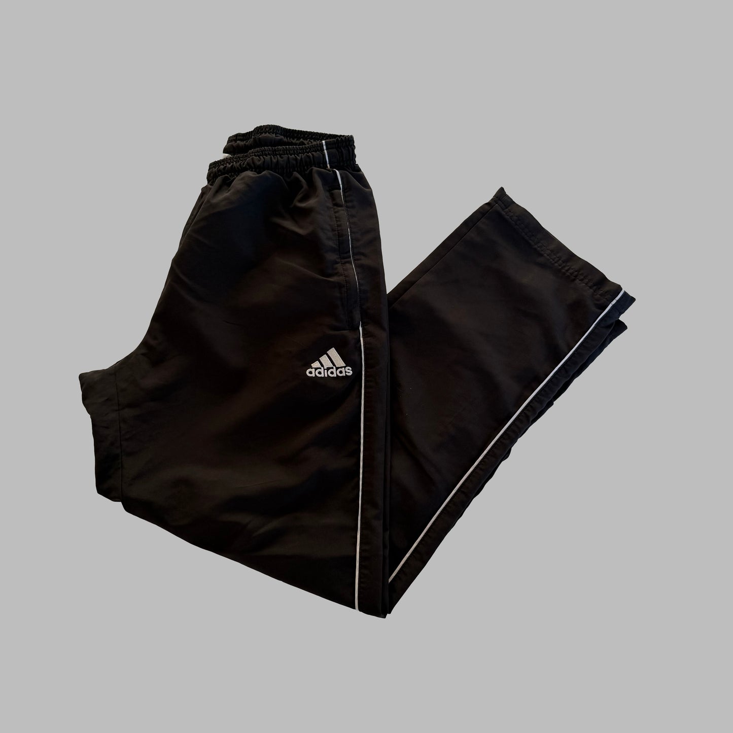 Y2K Adidas Classic Baggy Track Pants - L