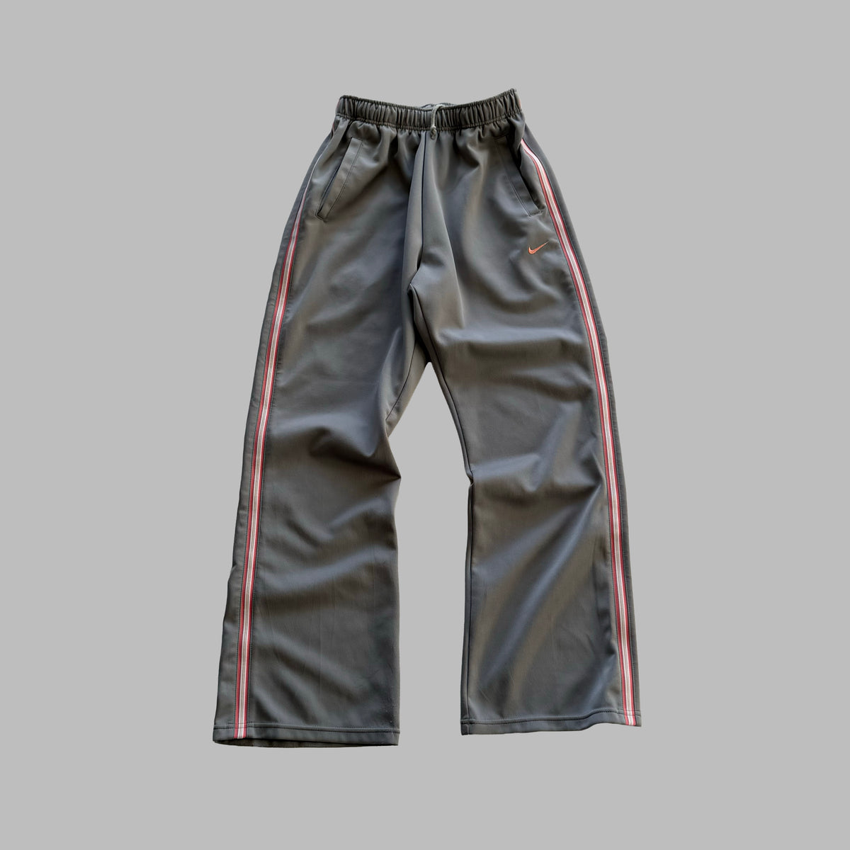 Y2K Nike Striped Active Track Pants - XS