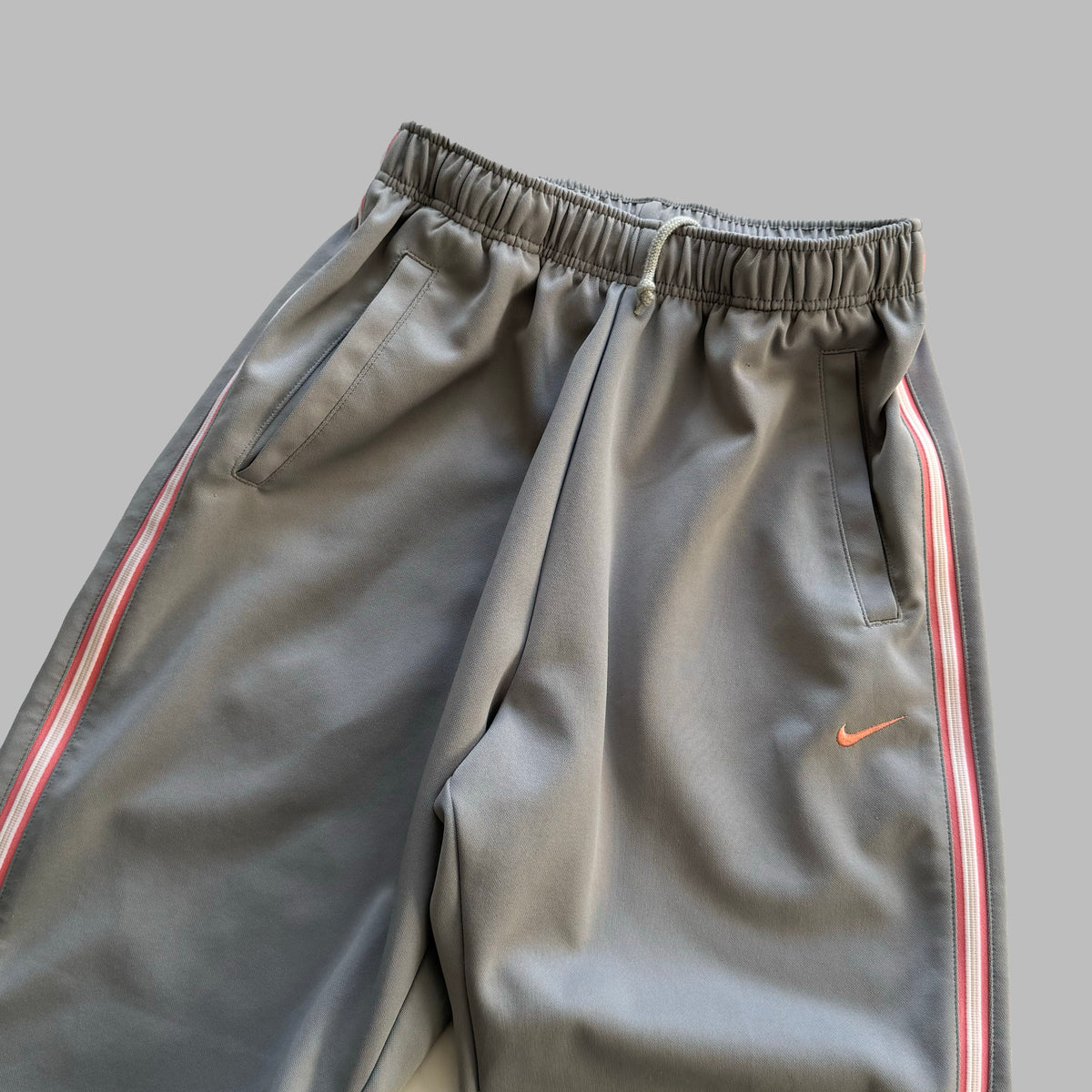 Y2K Nike Striped Active Track Pants - XS