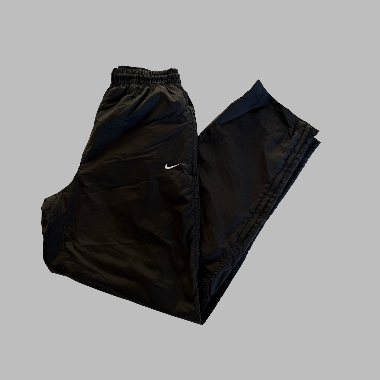 Y2K Nike Straight Leg Striped Track Pants - S