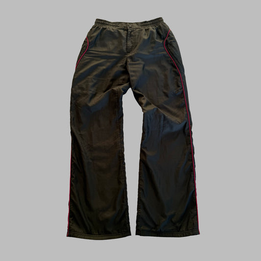 Y2K Oakley Striped Wide Leg Track Pants - S