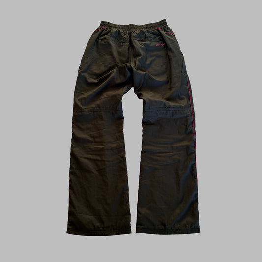 Y2K Oakley Striped Wide Leg Track Pants - S