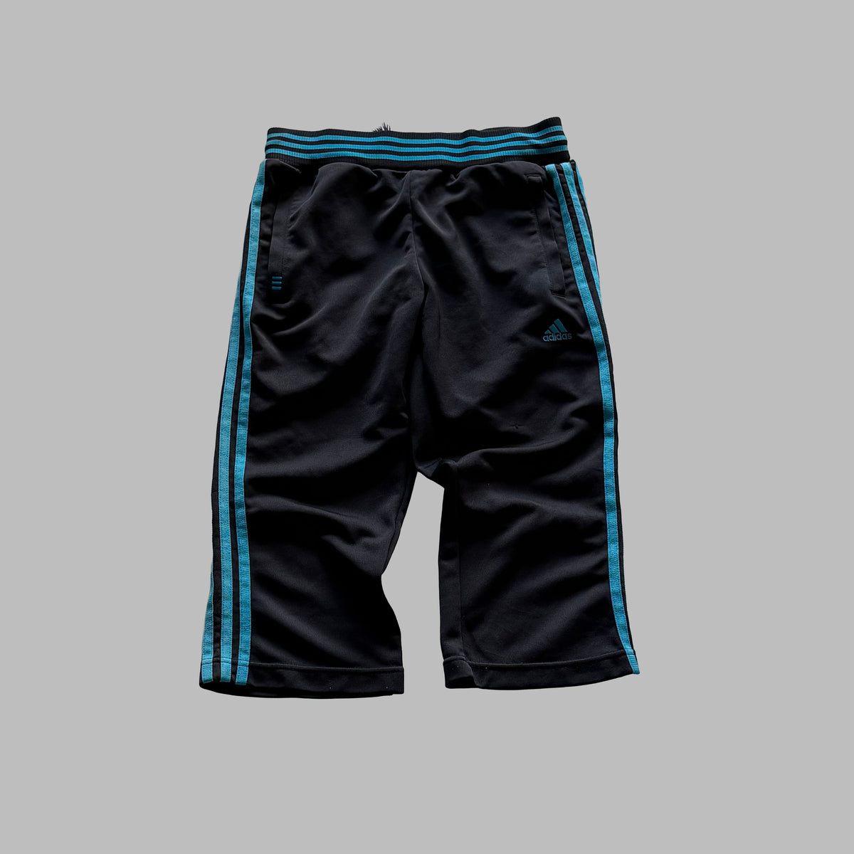 Y2K Adidas Three Stripe Capris - XS