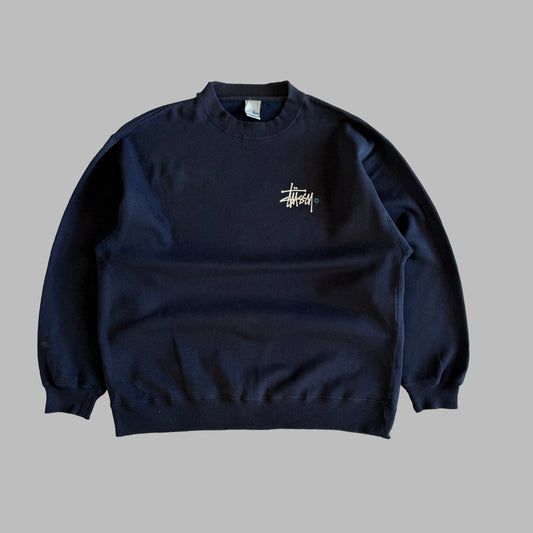 00s Stussy Spell Out Sweatshirt - XL