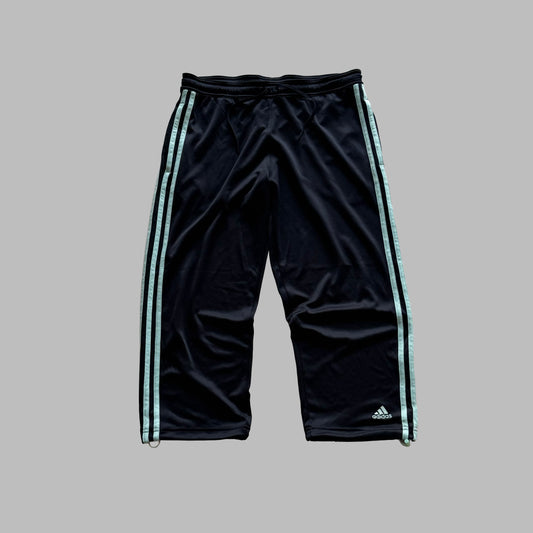 Y2K Adidas Three Stripe 3/4 Track Pants - S