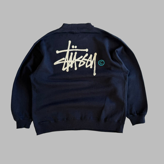00s Stussy Spell Out Sweatshirt - XL