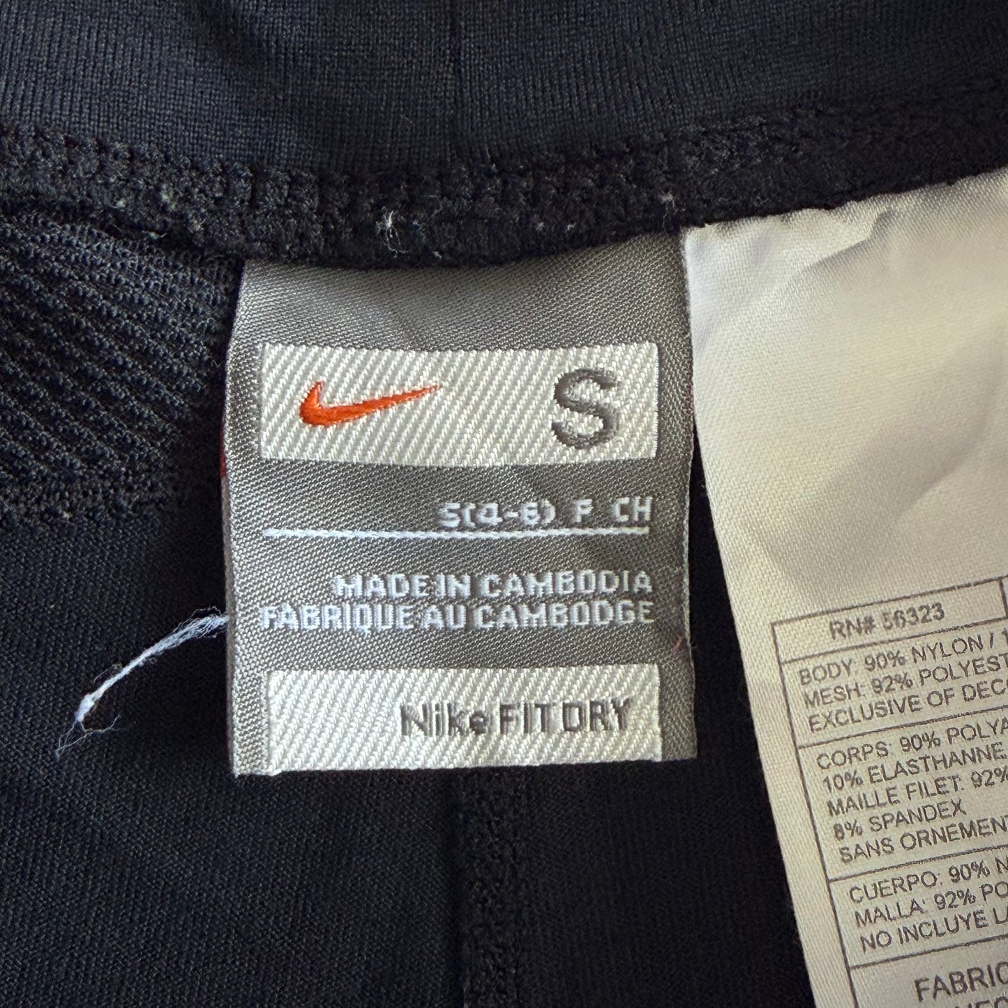 Y2K Nike Striped Activewear Capris - S