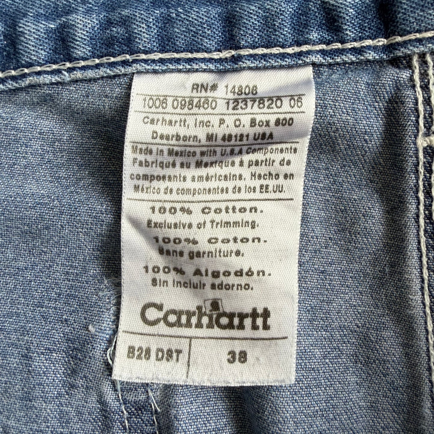 Carhartt Carpenter Shorts - 38"