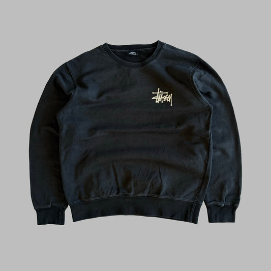 00s Stussy Spell Out Sweatshirt - Medium