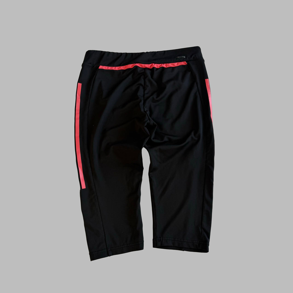 Y2K Adidas Three Stripe Activewear Capris - S