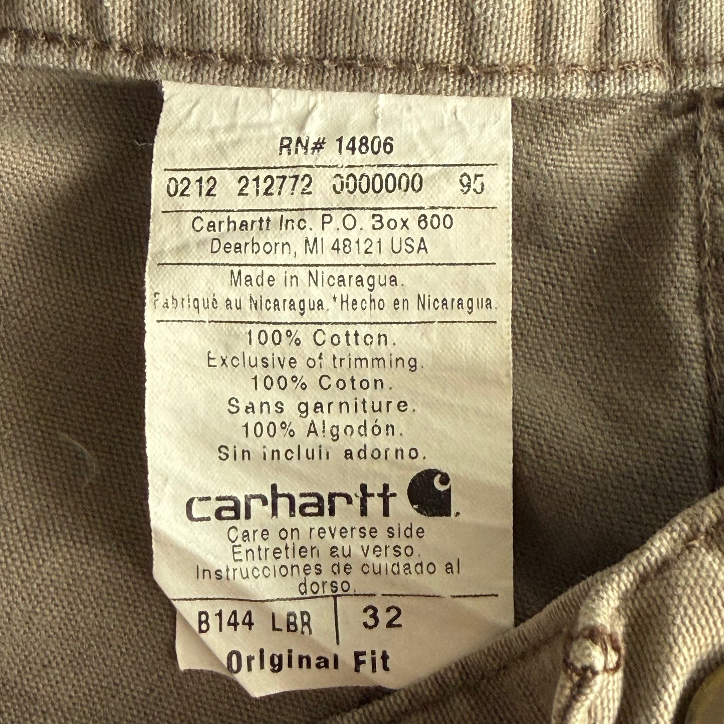 Carhartt Carpenter Shorts - 32"