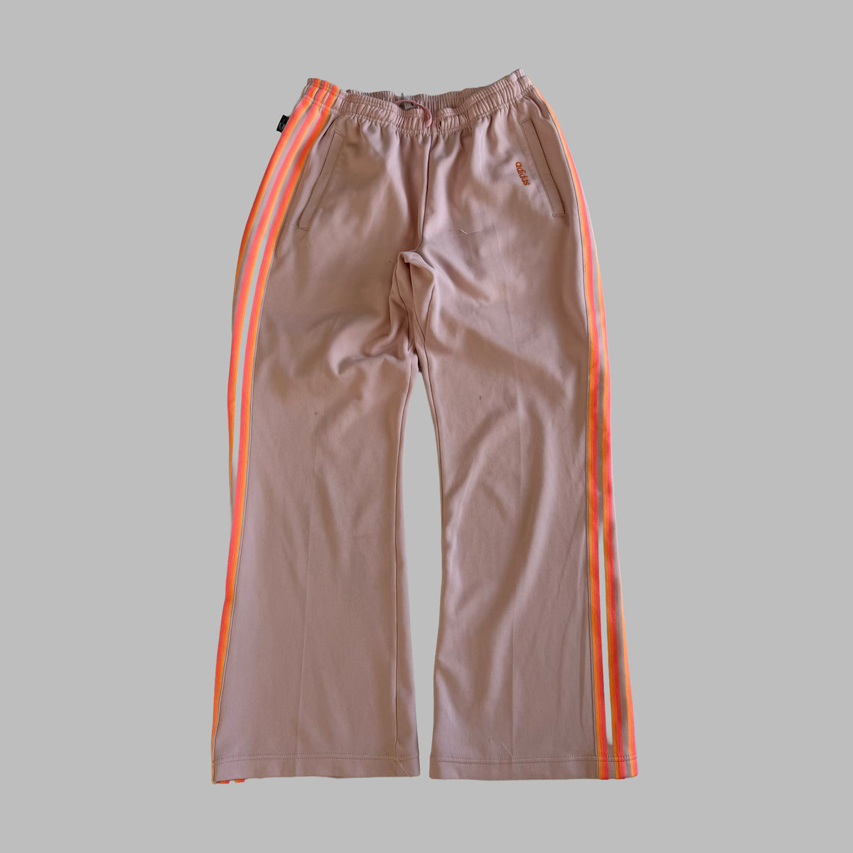 Y2K Adidas Three Stripe Active Track Pants - S