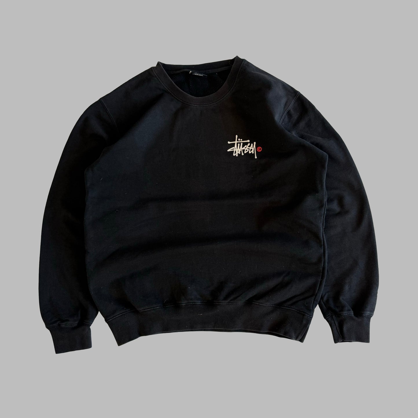 00s Stussy Spell Out Sweatshirt - Large
