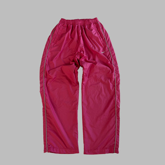 Y2K Nike Striped Wide Leg Track Pants - XS