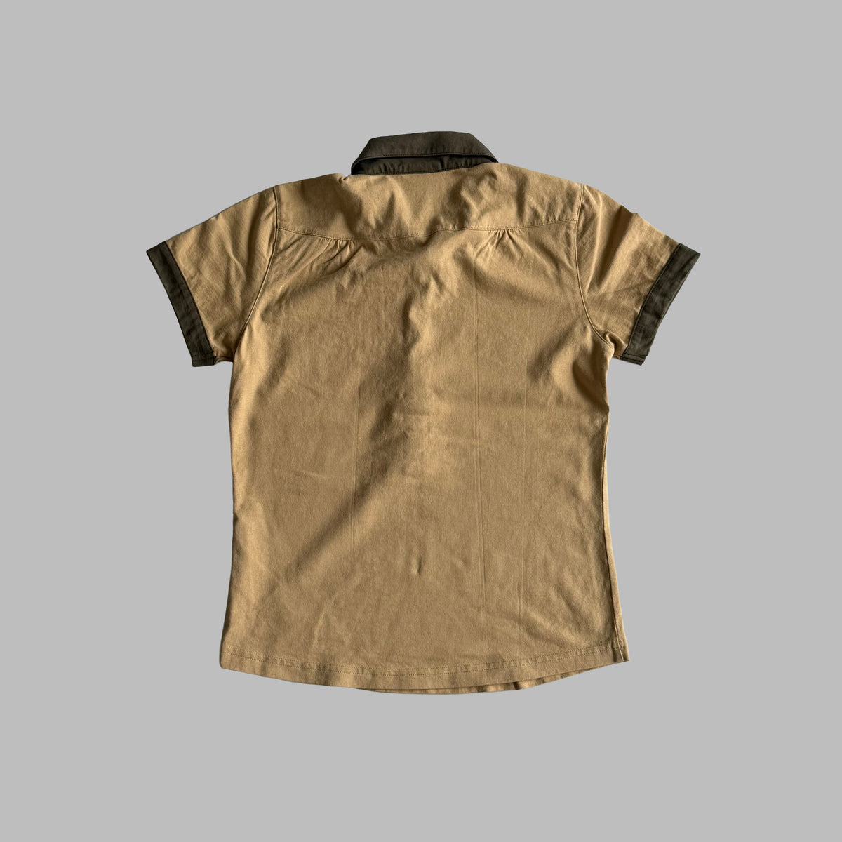 Y2K Adidas Spell Out Polo Top - L